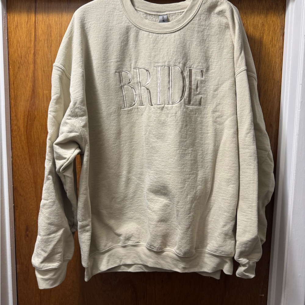 Bride- Cream Bachelorette Sweater